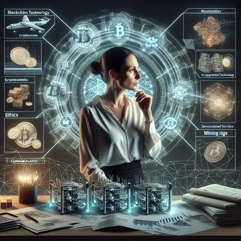 Image that represents the author Zoe Sterling, a renowned blogger specializing in Cryptocurrency Mining